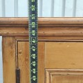 Meuble buffet antique en pin, haut d'armoire 2 corps ayant été restauré en bahut  - 8