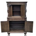 Meuble buffet de styleTudor en chêne, vaisselier  - 3