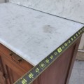Little washstand with marble top  - 5