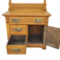 Antique pressback washstand  - 4