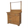 Antique pressback washstand  - 1