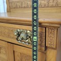 Antique pressback washstand  - 9