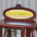 Art Nouveau display cabinet, original beveled glass - 2