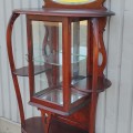 Art Nouveau display cabinet, original beveled glass - 3