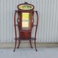 Art Nouveau display cabinet, original beveled glass - 4