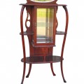 Art Nouveau display cabinet, original beveled glass - 1