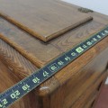 Antique oak ice box  - 5