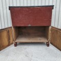 Dough hutch chest, coloration and top has been restored  - 3