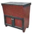 Dough hutch chest, coloration and top has been restored  - 1