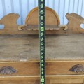 Meuble lave-main, chiffonnier antique, table de chevet  - 4