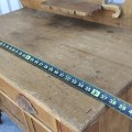 Meuble lave-main, chiffonnier antique, table de chevet  - 6