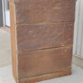 Rustic painted cabinet, original wear, antique charm - 6