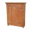 Rustic painted cabinet, original wear, antique charm - 1
