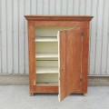 Rustic painted cabinet, original wear, antique charm - 8