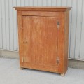 Rustic painted cabinet, original wear, antique charm - 9