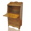 Meuble secrétaire antique en chêne  - 2