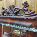 Antique carved wood Victorian mirror - 2