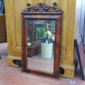 Antique carved wood Victorian mirror - 4