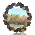 Round decorative wall mirror, sign Michelle Debien Lacoste - 5