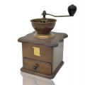 Crosser coffee grinder in wood and brass - 1