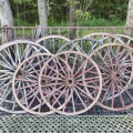 Horse carriage wheels  - 1