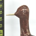 Oiseau de rivage sculpté, sculpture art populaire  - 2