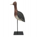 Oiseau de rivage sculpté, sculpture art populaire  - 1