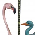 Painted wooden bird figures - 3