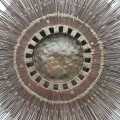 Ornement murale soleil ''sunburst'' brutaliste, mid-century modern  - 2