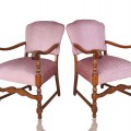 Paire de fauteuils rembourrés, chaises - 1
