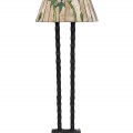 Vintage lamps with Tifanny shades  - 4