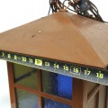 Paire de luminaires en bois, lampes suspendues - 5