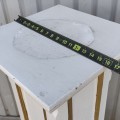 Paire de piédestaux, piédestal en bois, podiums - 4