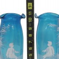 Paire de vases Mary Gregory, impeccable, vaisselle de collection ( 1 vendu ) - 3