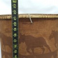 Panier autochtone en écorce de bouleau, artisanat des premières Nations  - 3