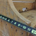 Antique bucket bench shelf  - 4