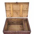 Little wooden pine box, original color  - 3