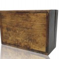 Petit coffret en bois patiné, look rustique authentique - 5