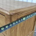 Petit commode 3 tiroirs, bureau de chambre à coucher  - 5