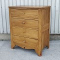 Petit commode 3 tiroirs, bureau de chambre à coucher  - 8