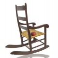 Petit fauteuil berçant, chaise berçante  - 2