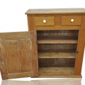Petit meuble buffet, bahut en pin, clous carrés  - 2