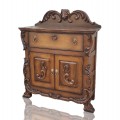 Petit meuble buffet en chêne, bahut, sideboard (reproduction) - 1