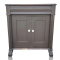 Petit meuble buffet en pin, 100% d'origine, beau format, bahut antique  - 3