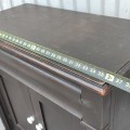 Petit meuble buffet en pin, 100% d'origine, beau format, bahut antique  - 4