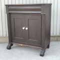 Petit meuble buffet en pin, 100% d'origine, beau format, bahut antique  - 8