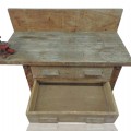 Vintage 2 drawers workbench table  - 2