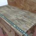 Vintage 2 drawers workbench table  - 4