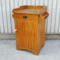 Antique washstand cabinet - 9