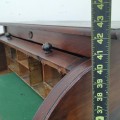 Little walnut roll-top desk  - 3